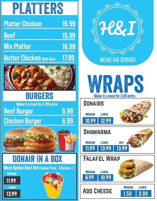 Photo of H&I Donair - 10221 97 St NW, Edmonton, AB T5J 4B2